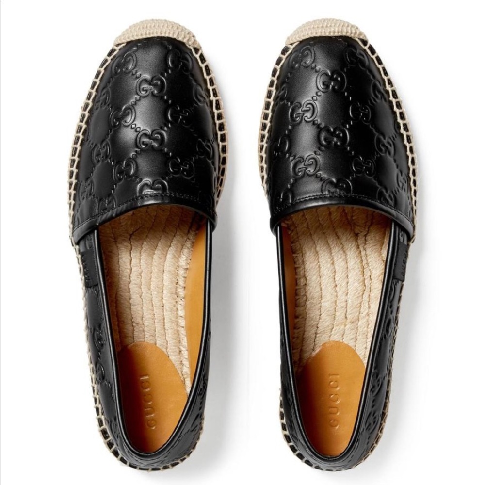 Gucci Black Espadrilles